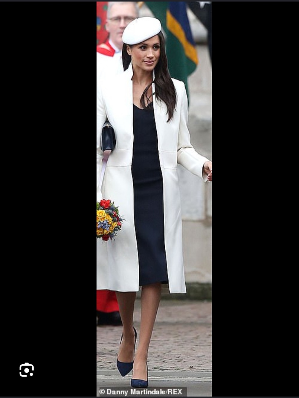 NWOT Amanda Wakeley Cream ‘Crombie’ Coat ASO Meghan Markle - Picture 15 of 15